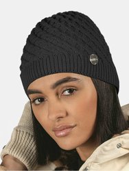 Womens/Ladies Multimix Diamond Hat - Black - Black