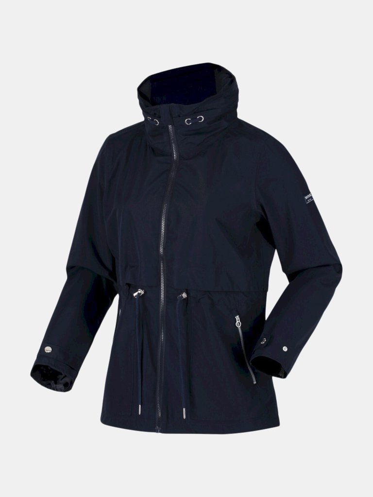 Womens/Ladies Nadira Waterproof Jacket - Navy