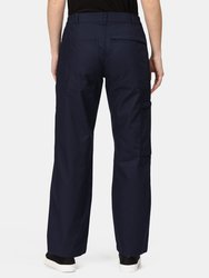 Womens/Ladies New Action Water Repellent Pants/Bottoms - Navy