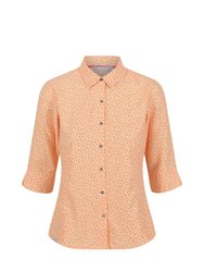 Womens/Ladies Nimis IV Floral Shirt - Papaya - Papaya