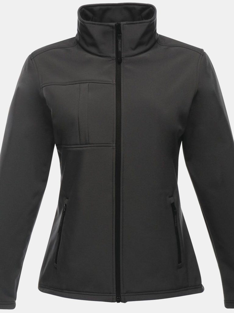 Womens/Ladies Octagon II Waterproof Softshell Jacket - Seal Gray/Black - Seal Gray/Black
