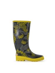 Womens/Ladies Orla Kiely Floral Galoshes - Heligan Yellow