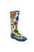Womens/Ladies Orla Kiely Meadow Floral Galoshes Boot - Blue/Green