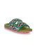 Womens/Ladies Orla Twin Floral Moulded Footbed Sandals