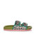 Womens/Ladies Orla Twin Floral Moulded Footbed Sandals