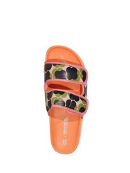 Womens/Ladies Orla Twin Flower Moulded Footbed Sandals