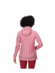 Womens/Ladies Pack It Ditsy Print Waterproof Jacket - Tropical Pink