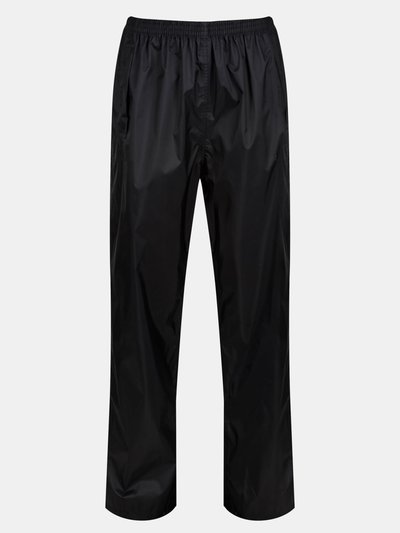 Regatta Womens/Ladies Packaway Rain Trousers - Black product