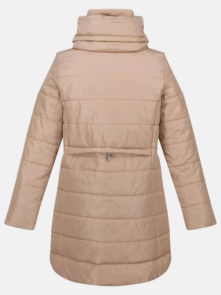 Womens/Ladies Pamelina Padded Jacket - Moccasin