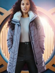 Womens/Ladies Parthenia Rochelle Humes Insulated Parka - Coconut