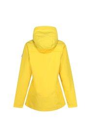 Womens/Ladies Phoebe Waterproof Jacket - Maize Yellow