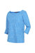Womens/Ladies Polexia Ditsy Print T-Shirt - Sonic Blue