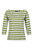 Womens/Ladies Polexia Stripe T-Shirt - Grape Leaf/White - Grape Leaf/White