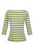 Womens/Ladies Polexia Stripe T-Shirt - Grape Leaf/White