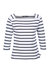 Womens/Ladies Polexia Stripe T-Shirt - White/Navy