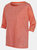 Womens/Ladies Pulser II 3/4 Sleeve T-Shirt - Neon peach