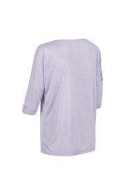 Womens/Ladies Pulser II 3/4 Sleeve T-Shirt - Pastel Lilac