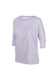 Womens/Ladies Pulser II 3/4 Sleeve T-Shirt - Pastel Lilac