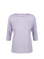 Womens/Ladies Pulser II 3/4 Sleeve T-Shirt - Pastel Lilac - Pastel Lilac