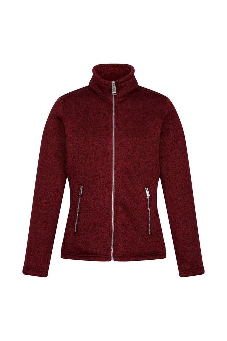 Womens/Ladies Razia II Full Zip Fleece Jacket - Cabernet - Cabernet