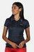 Womens/Ladies Remex II Polo Neck T-Shirt - Dark Denim - Dark Denim