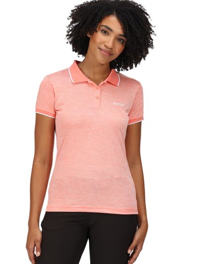 Regatta Womens/Ladies Remex II Polo Neck T-Shirt - Fusion Coral product