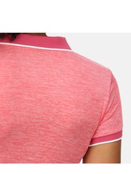 Womens/Ladies Remex II Polo Neck T-Shirt - Tropical Pink