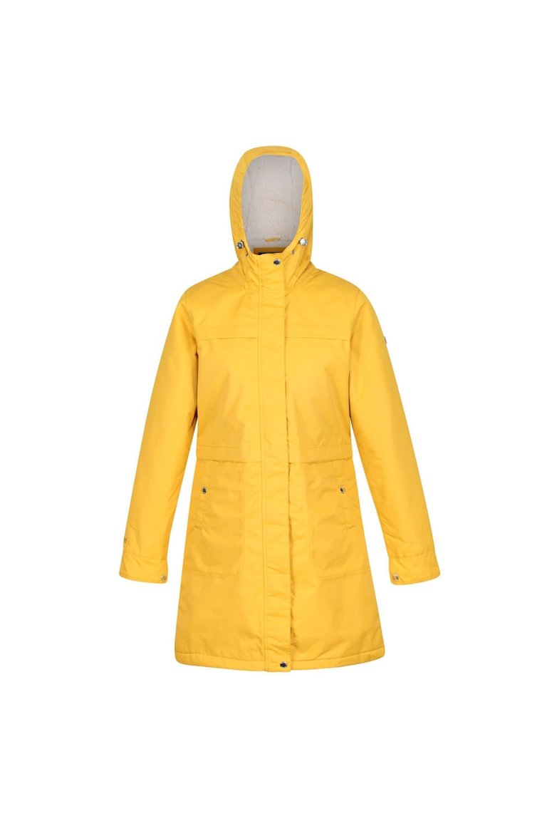 Women's rimona waterproof insulated hot sale hooded parka jacket mustard seed