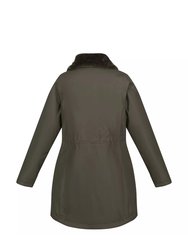 Womens/Ladies Renata Parka Jacket - Dark Khaki