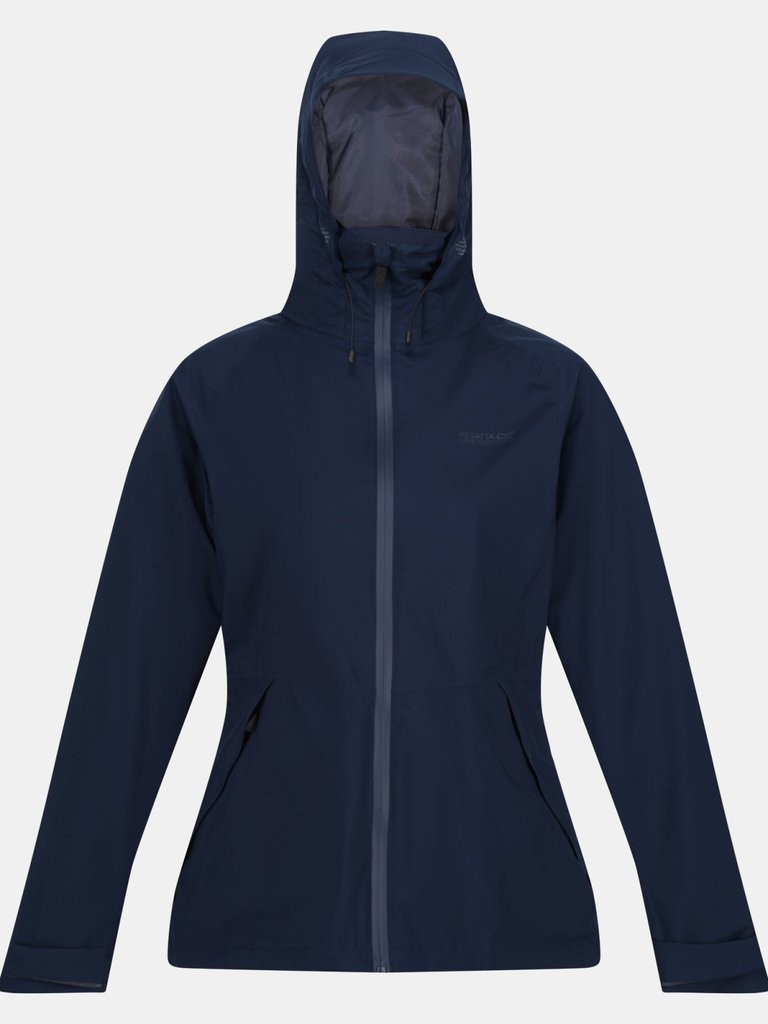 Womens/Ladies Rolton Waterproof Jacket - Navy