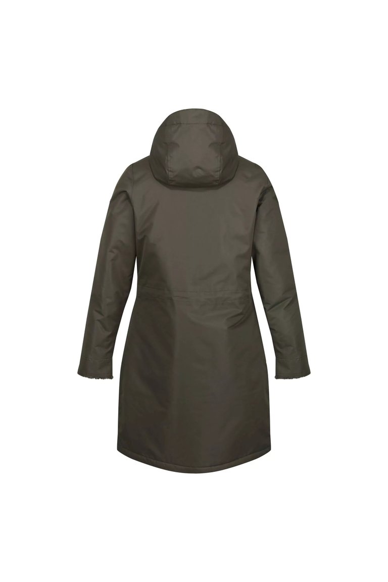 Womens/Ladies Romine Waterproof Parka Jacket - Dark Khaki