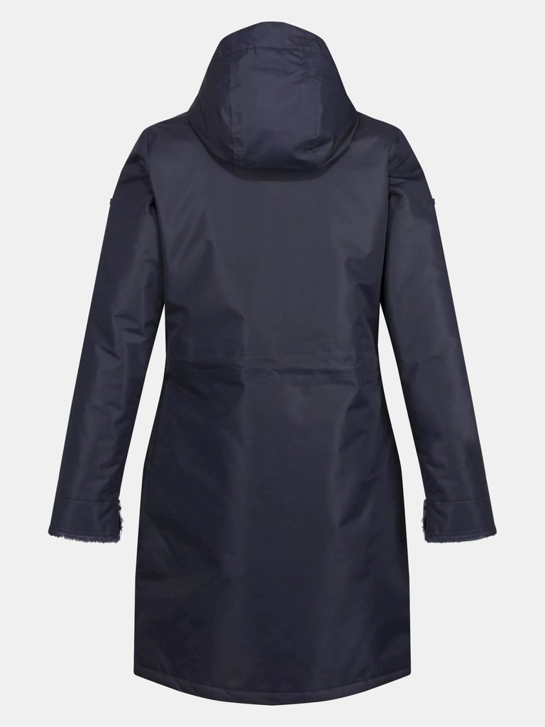 Womens/Ladies Romine Waterproof Parka - Navy