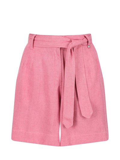 Regatta Womens/Ladies Sabela Paper Bag Shorts - Heather Rose product
