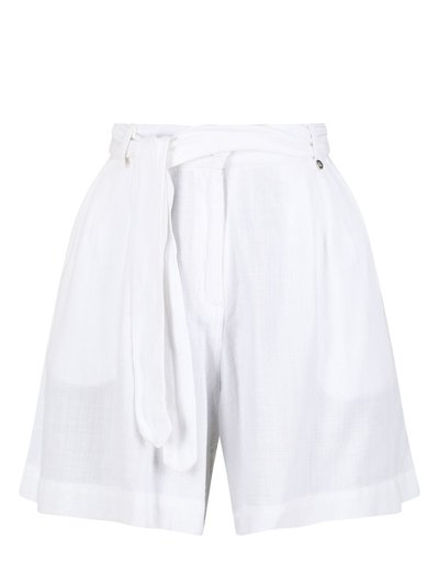 Regatta Womens/Ladies Sabela Paper Bag Shorts - White product