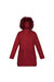 Womens/Ladies Sabinka Faux Fur Trim Parka Jacket - Cabernet - Cabernet