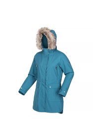 Womens/Ladies Sabinka Faux Fur Trim Parka Jacket - Dragonfly - Dragonfly