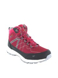 Womens/Ladies Samaris Lite Walking Boots - Cherry Pink/Briar Grey - Cherry Pink/Briar Grey