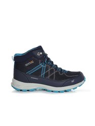 Womens/Ladies Samaris Lite Walking Boots - Navy/Pagoda Blue