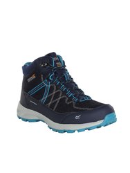 Womens/Ladies Samaris Lite Walking Boots - Navy/Pagoda Blue - Navy/Pagoda Blue