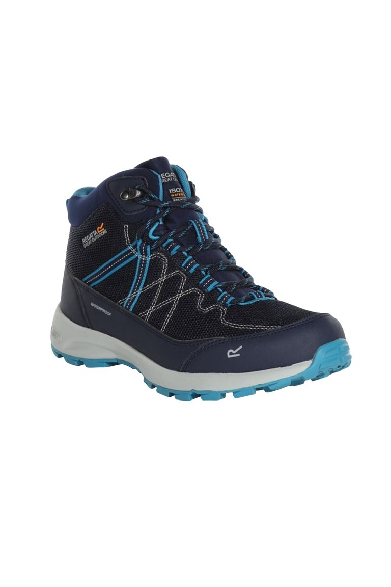 Womens/Ladies Samaris Lite Walking Boots - Navy/Pagoda Blue - Navy/Pagoda Blue