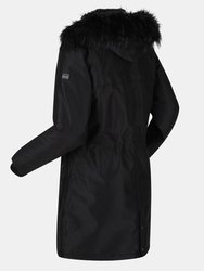 Womens/Ladies Samiyah Insulated Parka - Black