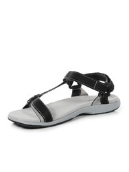 Womens/Ladies Santa Sol Sandals - Black/Mineral Grey