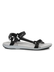 Womens/Ladies Santa Sol Sandals - Black/Mineral Grey