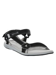Womens/Ladies Santa Sol Sandals - Black/Mineral Grey - Black/Mineral Grey