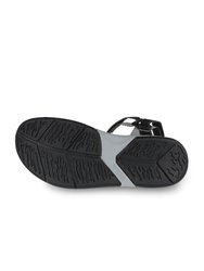 Womens/Ladies Santa Sol Sandals - Black/Mineral Grey