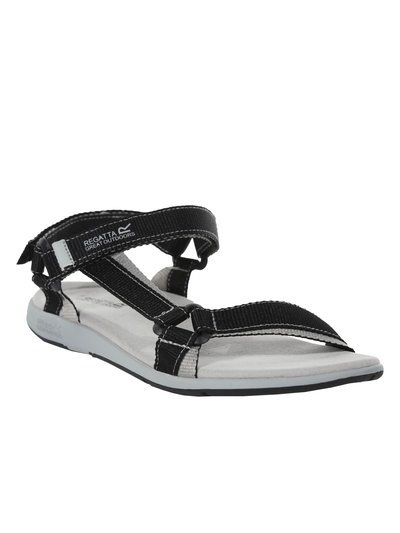 Regatta Womens/Ladies Santa Sol Sandals - Black/Mineral Grey product