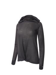 Womens/Ladies See Results Lightweight Hoodie - Charcoal Grey