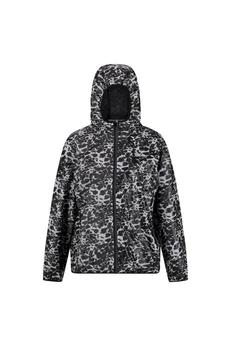 Womens/Ladies Serenton Ink Blot Waterproof Jacket - Monochrome