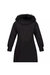 Womens/Ladies Shiloh Faux Fur Trim Parka Jacket - Black