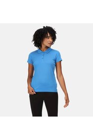 Womens/Ladies Sinton Polo Shirt - Sonic Blue